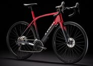The Spoke Shop - Domane Trek+ LT  Electric Bike pedal assist red and black